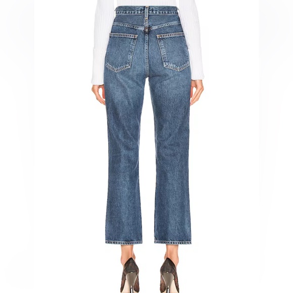 Agolde Pinch Waist High Rise Kick ankle crop in Placebo size 27 - Picture 2 of 8